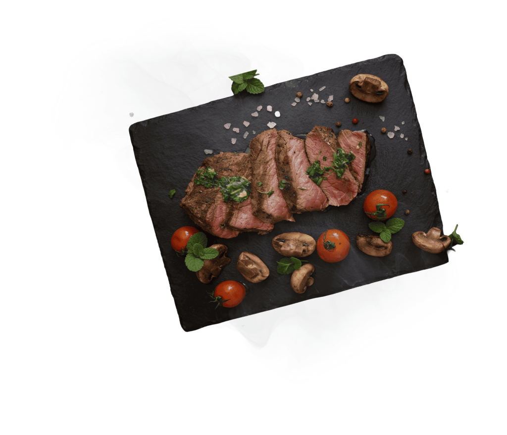Header afbeelding een plate met vlees
