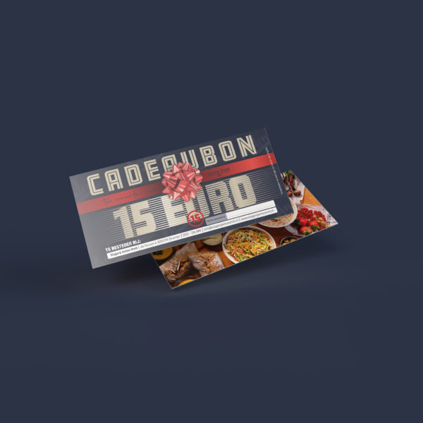 Cadeau Cheque 15 euro