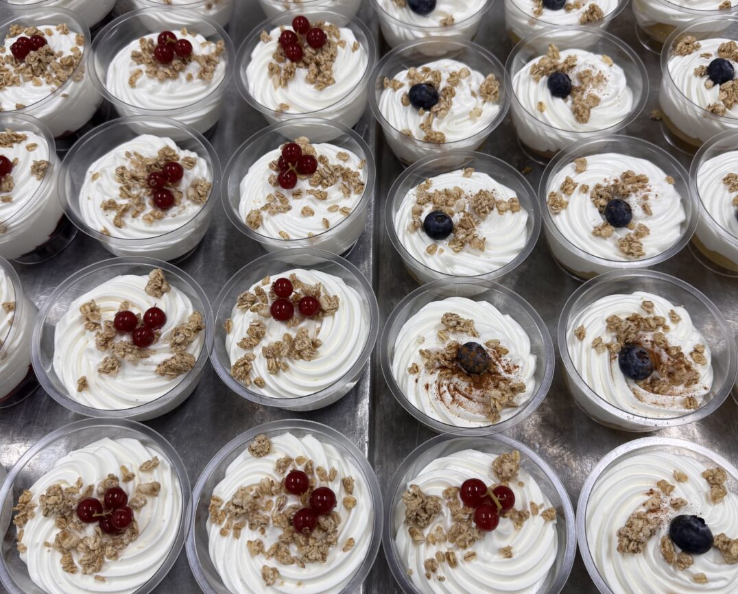 Dessert in cup